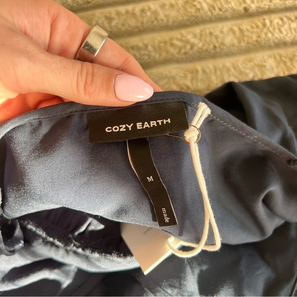 Cozy Earth Women's Sunset Gathered Dress New With Tags- Shade Eclipse- M - Picture 12 of 15